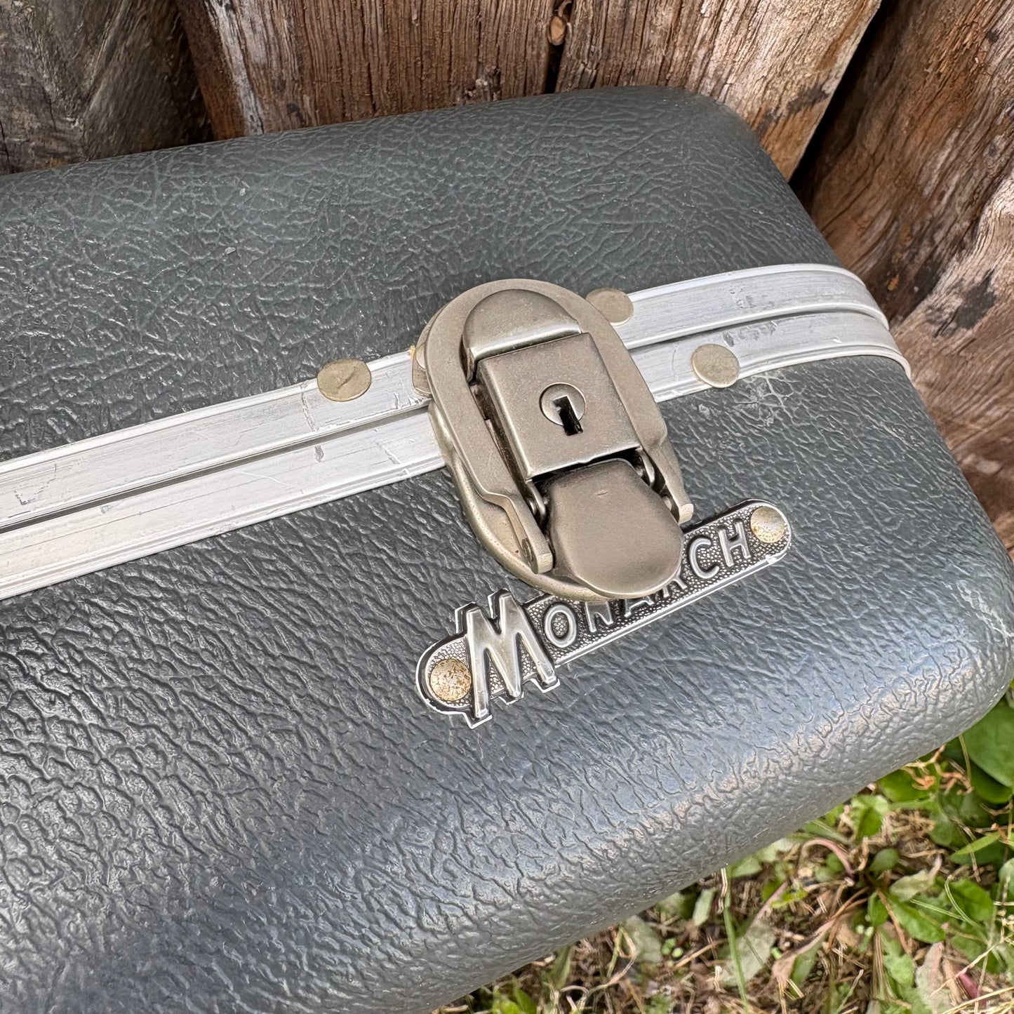【1950s60s USA vintage】MONARCH Hard Suitcase