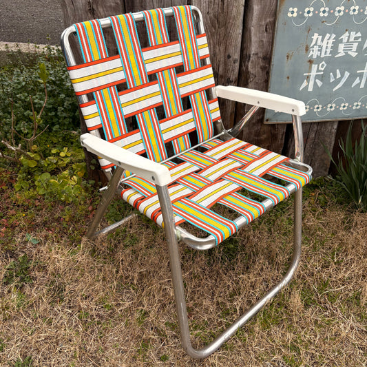 【1960s-1970s USA vintage】Folding Lawn Chair