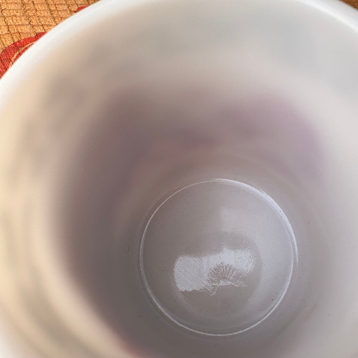 【USA vintage】HAZEL ATLAS milk glass mug