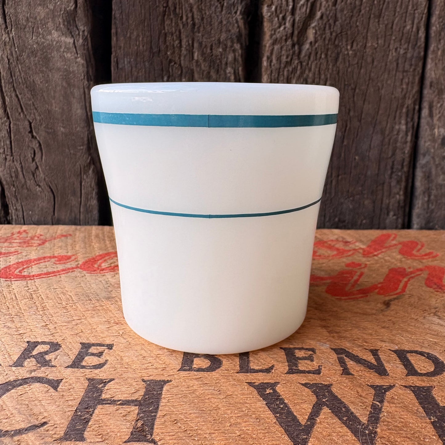 【1970s USA vintage】PYREX U.S. Military Milk Glass Mug