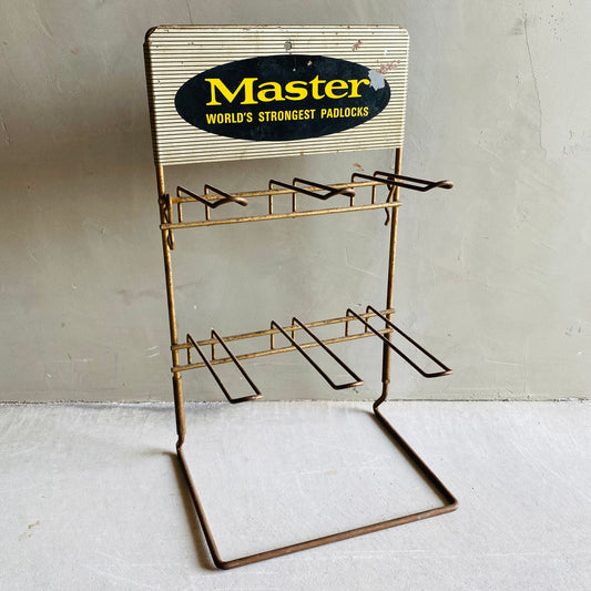 【 USA vintage】Master Lock ディスプレイホルダー