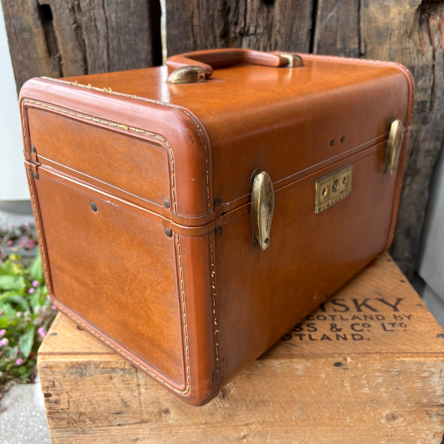 【1940s-1950s USA vintage】Samsonite Train Case