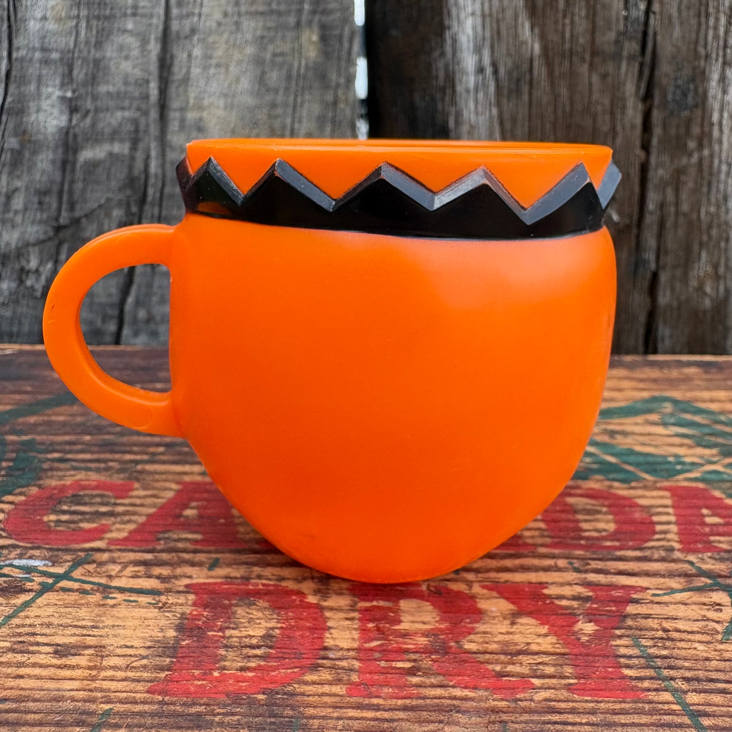 【1970 USA vintage】FunnyFace mug cup Jolly Olly