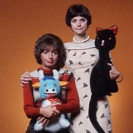 【1960s USA vintage】“Boo Boo Kitty” Black Cat Plush