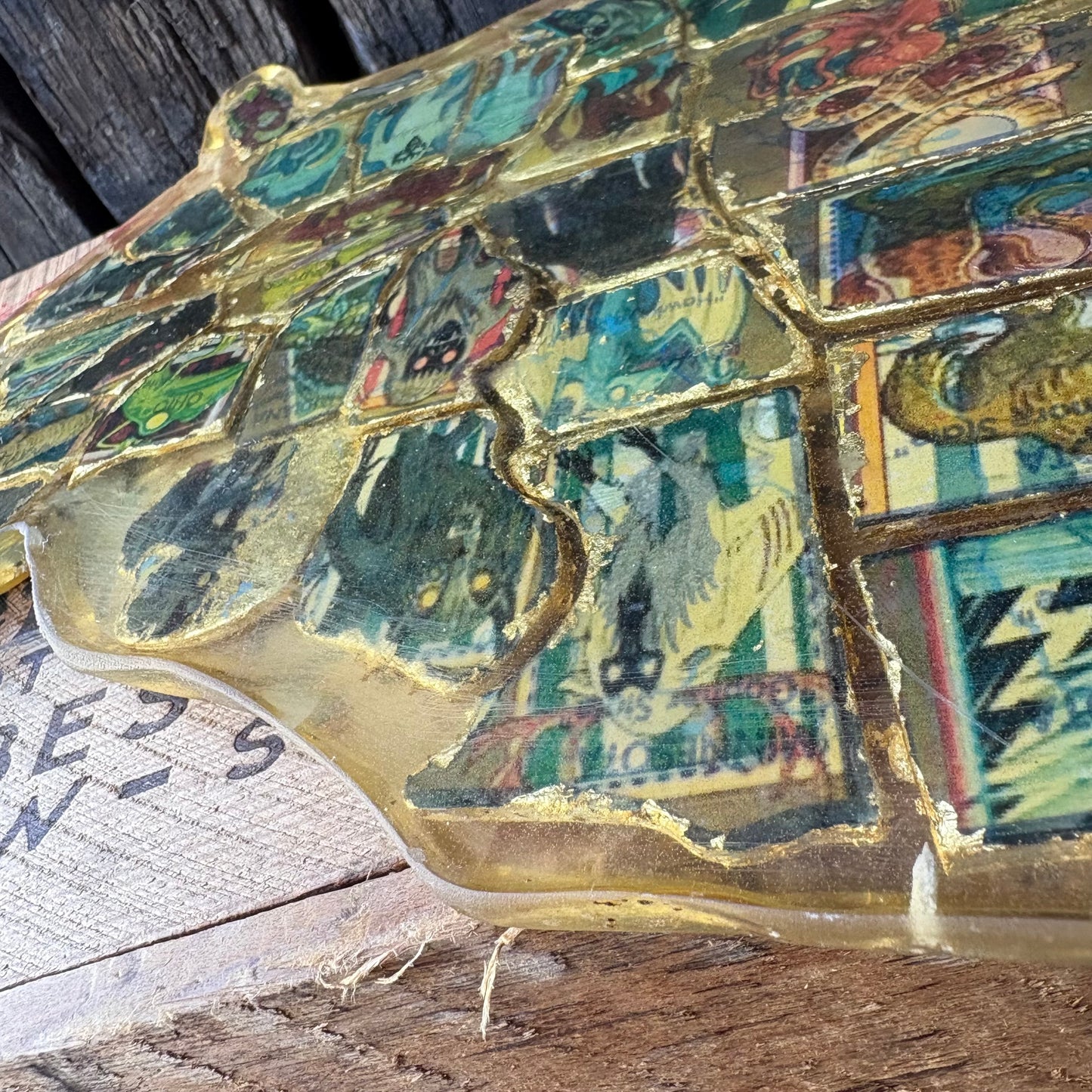 【1950s60s USA vintage】United States Map Art Object