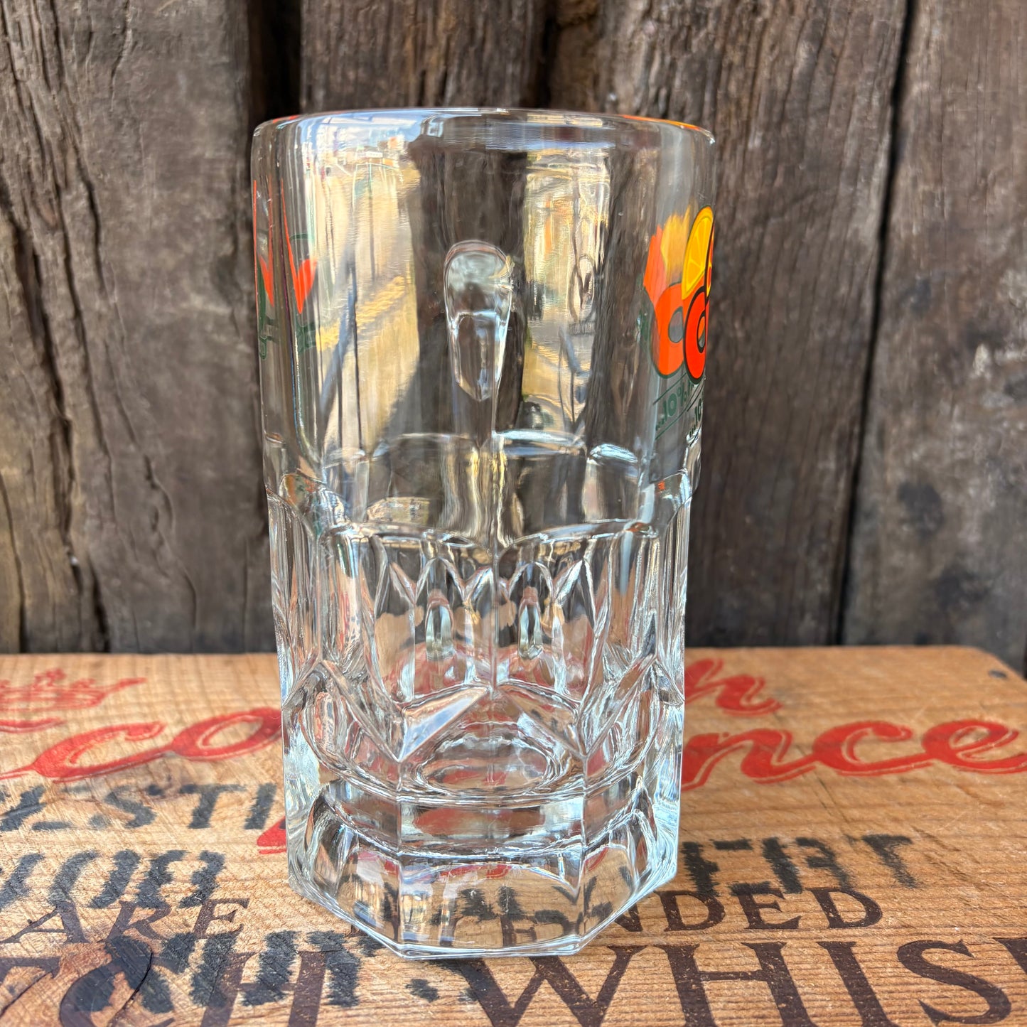 【USA vintage】CRUSH Glass Mug