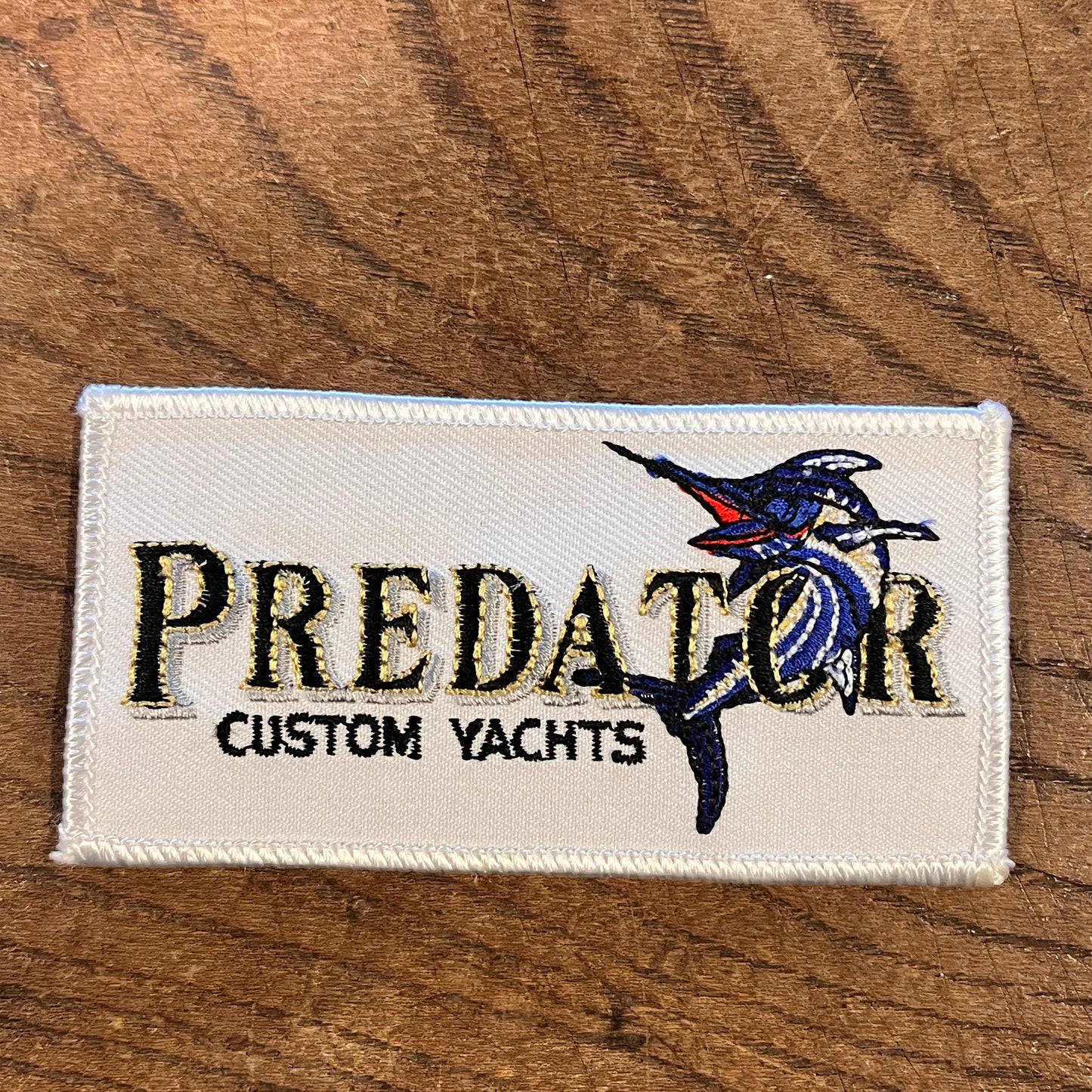 【USA vintage】ワッペン　PREDATOR CUSTOM YACHTS