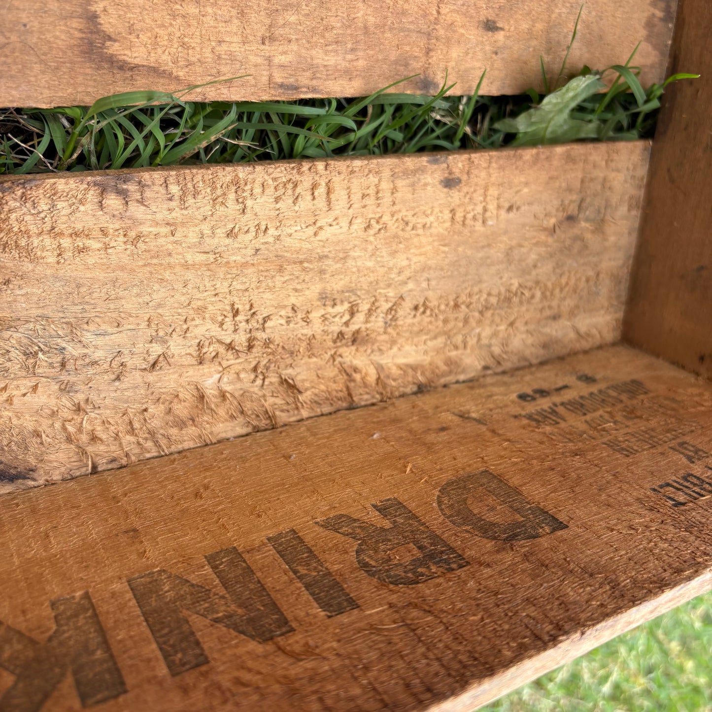 【1970s USA vintage】7UP Wooden Crate