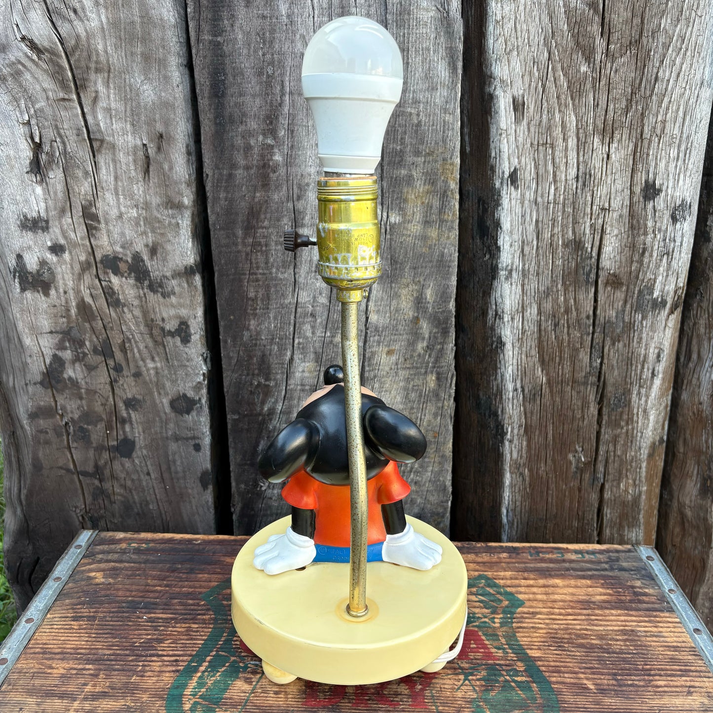 【1970s vintage】Disney desk lamp