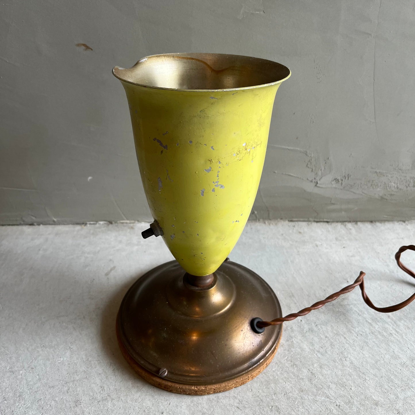 【1960s USA vintage】Mid Century Metal Table Lamp