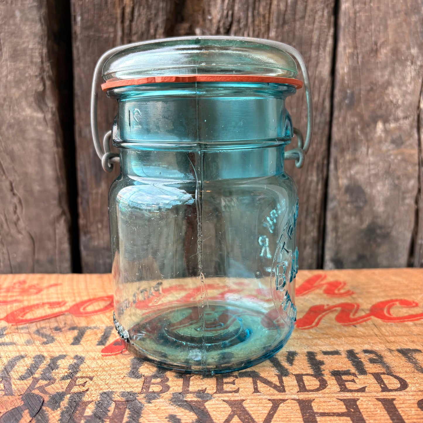 【USA vintage】BANNER WIDE MOUTH Fruit Jar