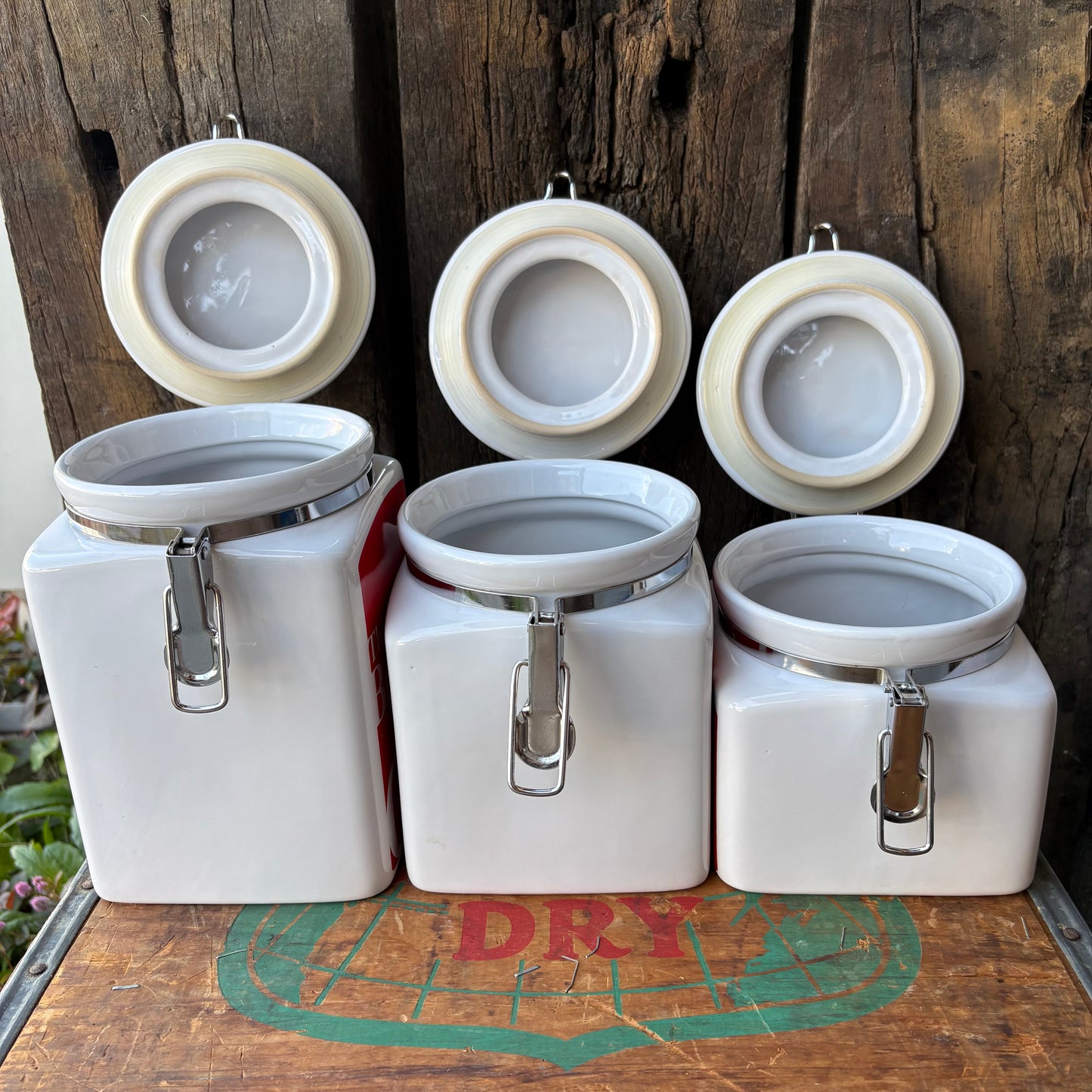 Coca-Cola “Things Go Better With Coke” canister set