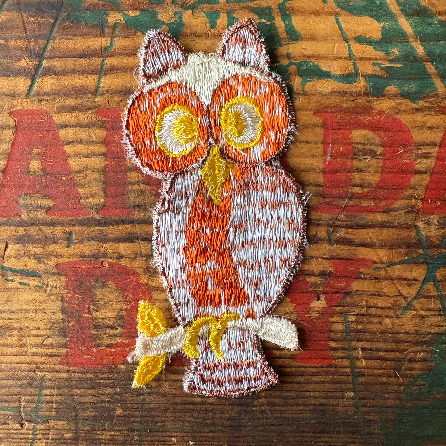 【1970s USA vintage】Wappen owl