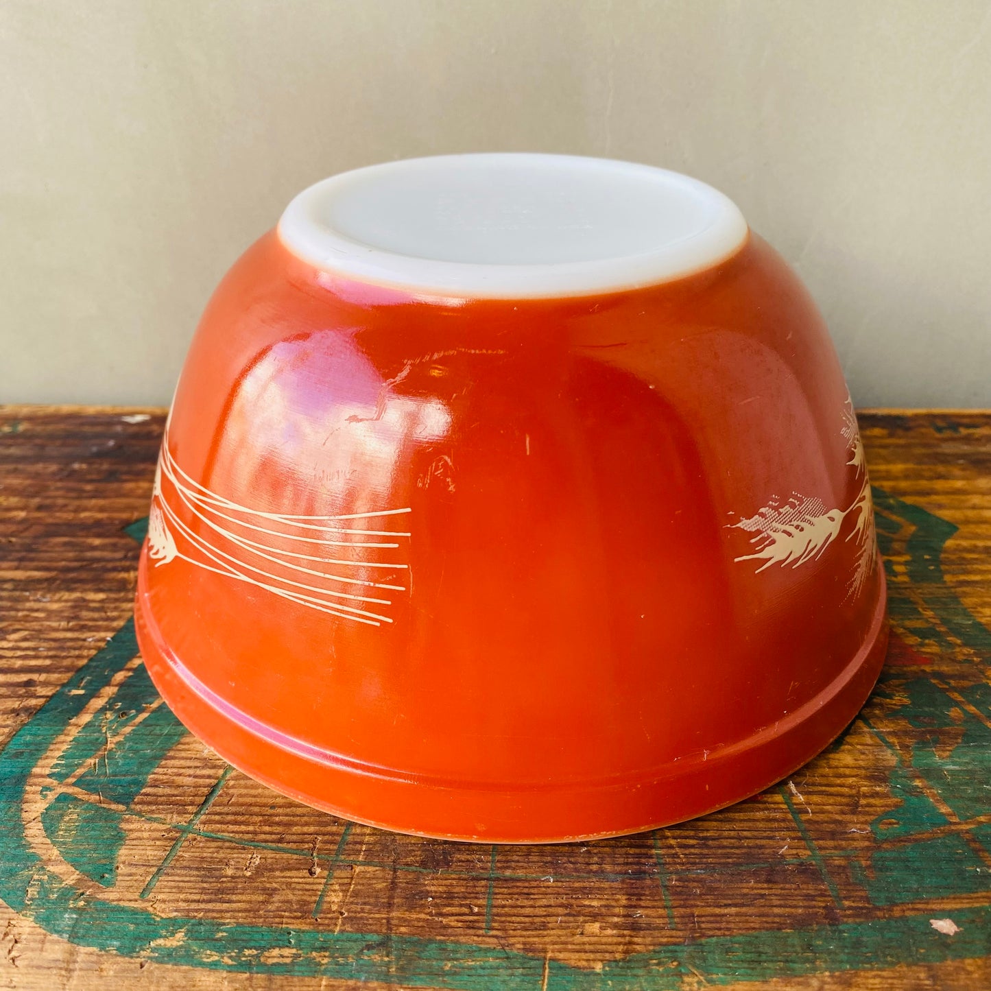 【1950s- USA vintage】PYREX MIXING BOWL オータムハーベスト