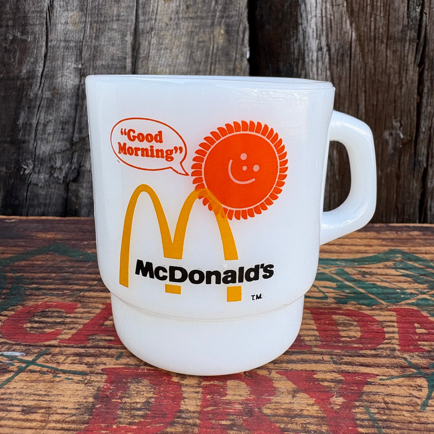 【1960-1976 USA vintage】Fire-King McDonald mug