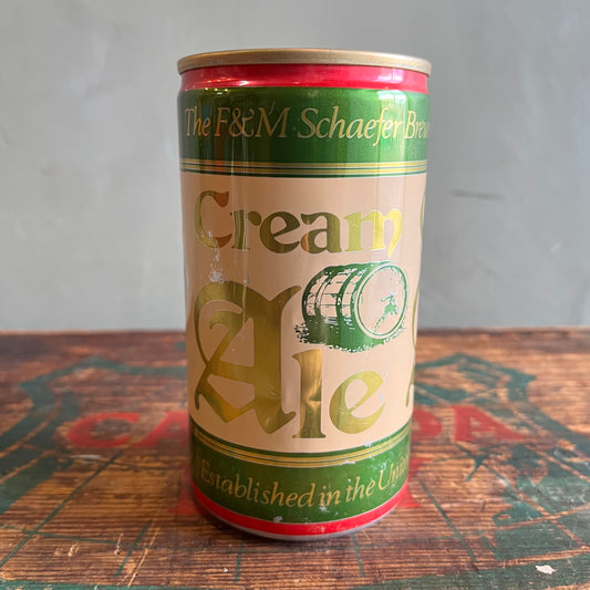 【USA vintage】The F&W Schaefer Brewing Cream Ale Can