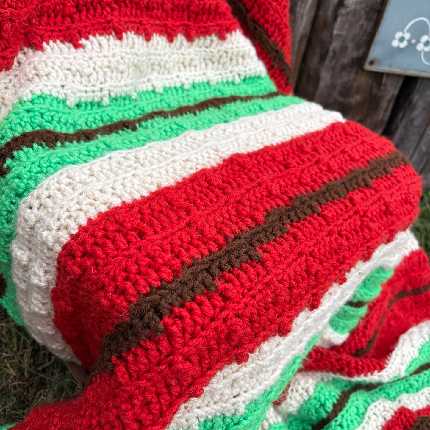 【USA vintage】granny blanket