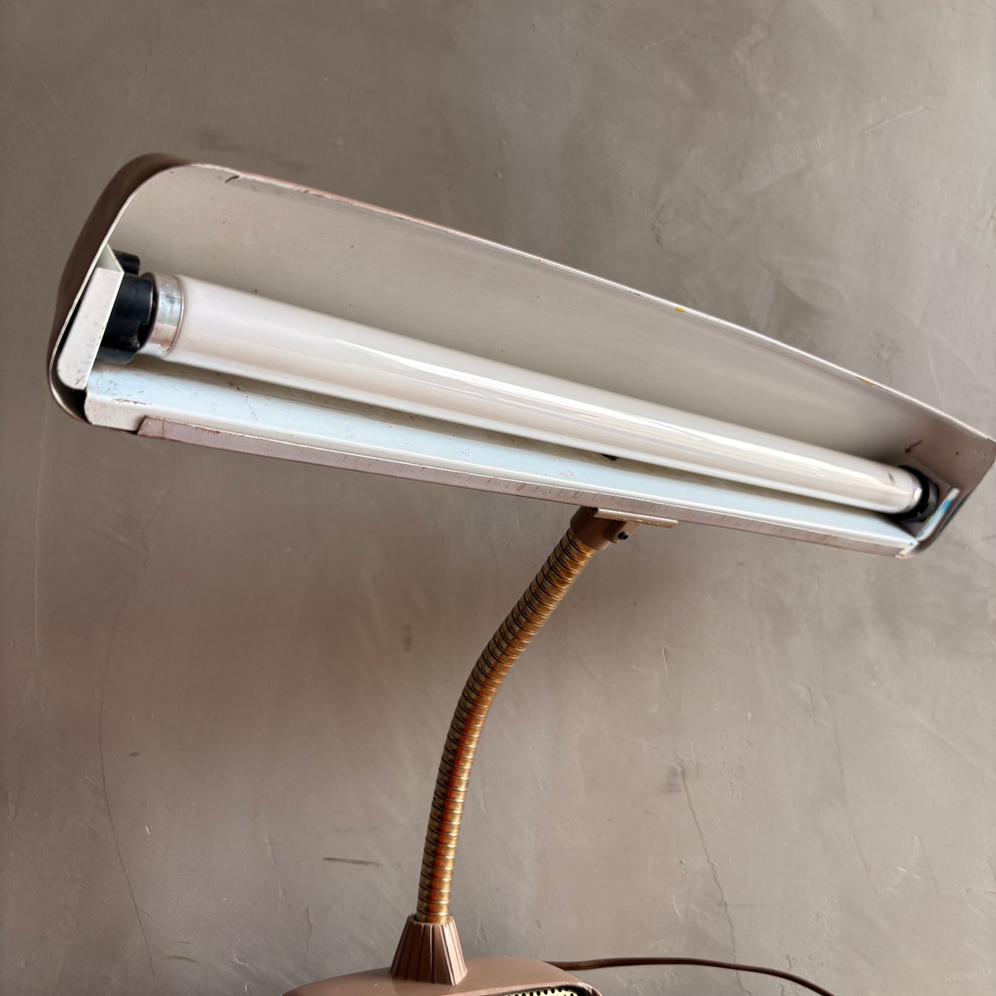 【1950s USA vintage】MARKS DELUXE Fluorescent Desk Lamp