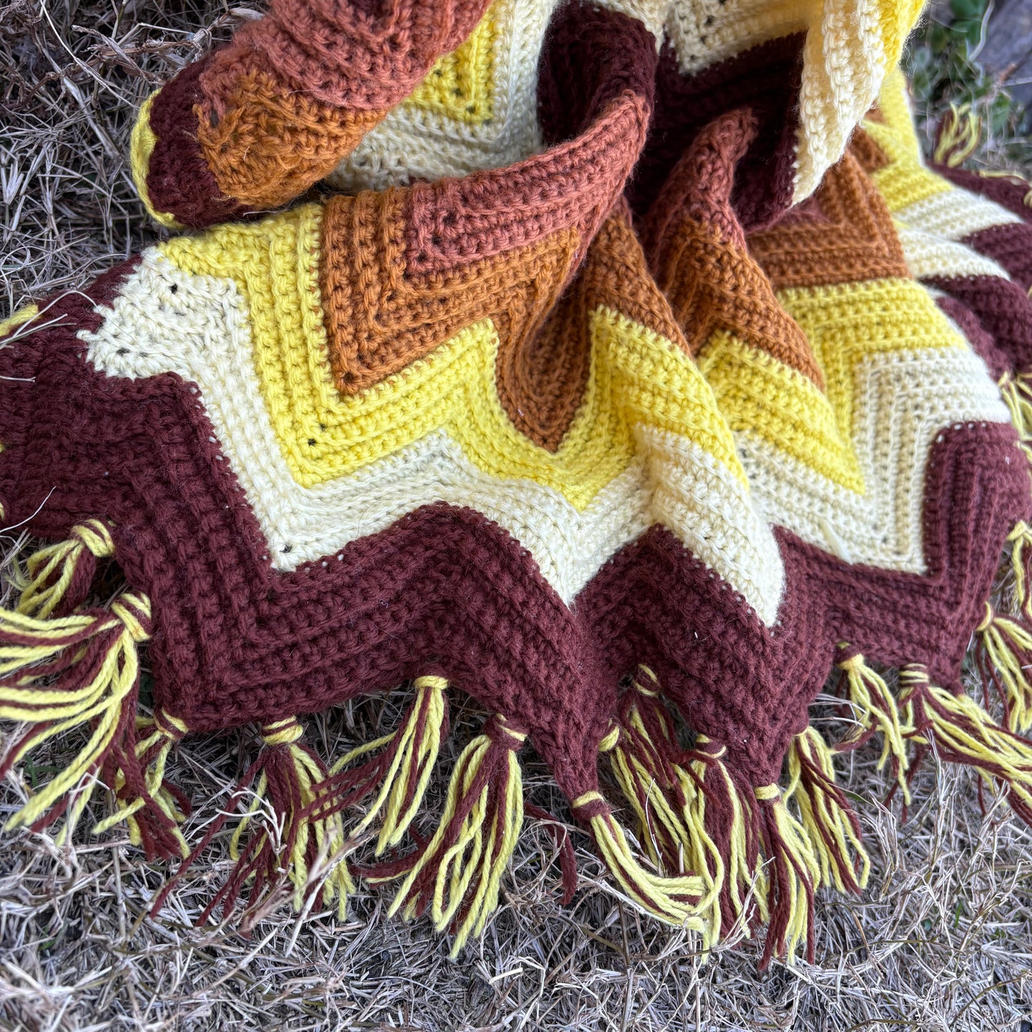 【USA vintage】granny blanket