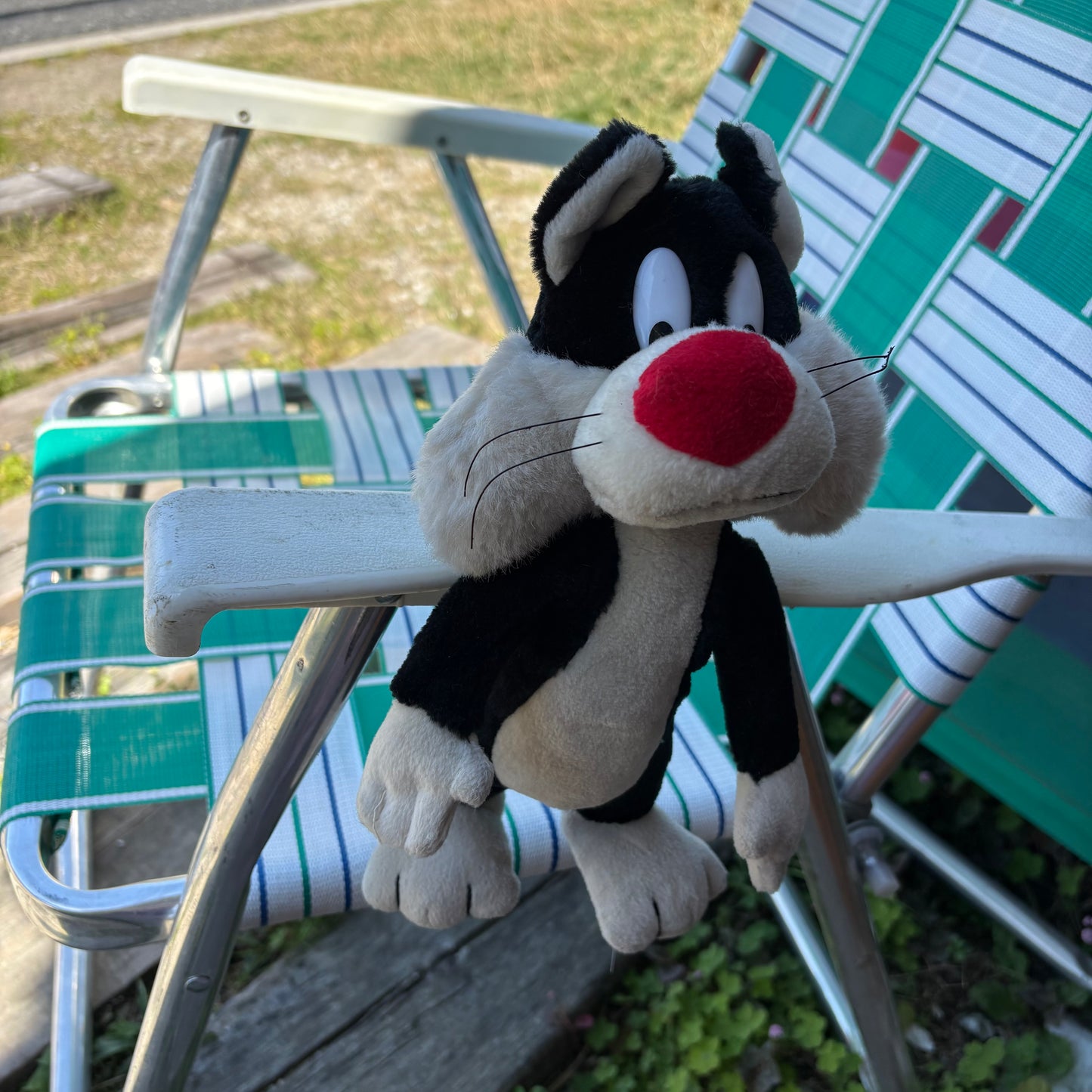 【1990s vintage】LOONEY TUNES Sylvester Plush Doll