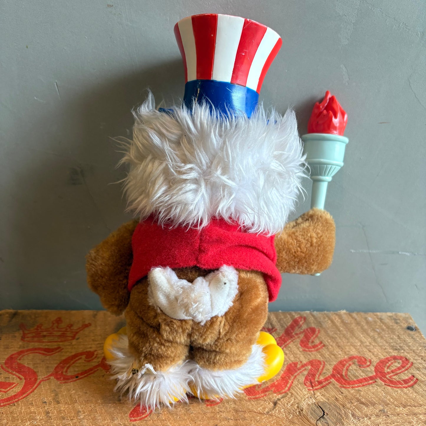【1980s USA vintage】 LA Olympic “Eagle Sam” Plush Doll