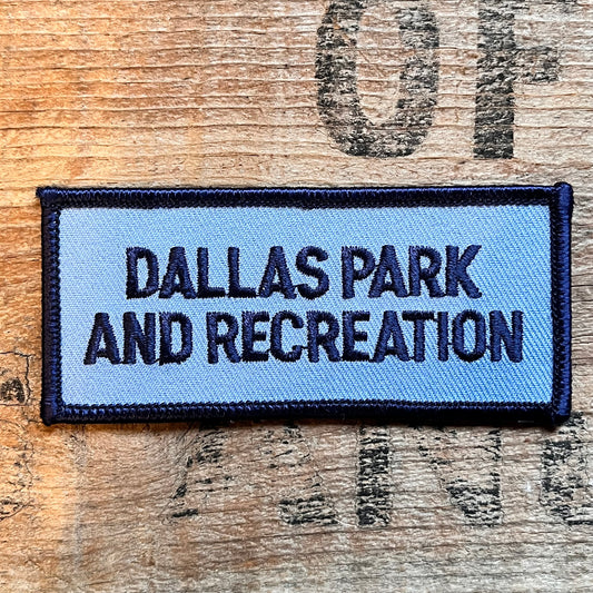 【USA vintage】ワッペン　DALLAS PARK AND RECREATION