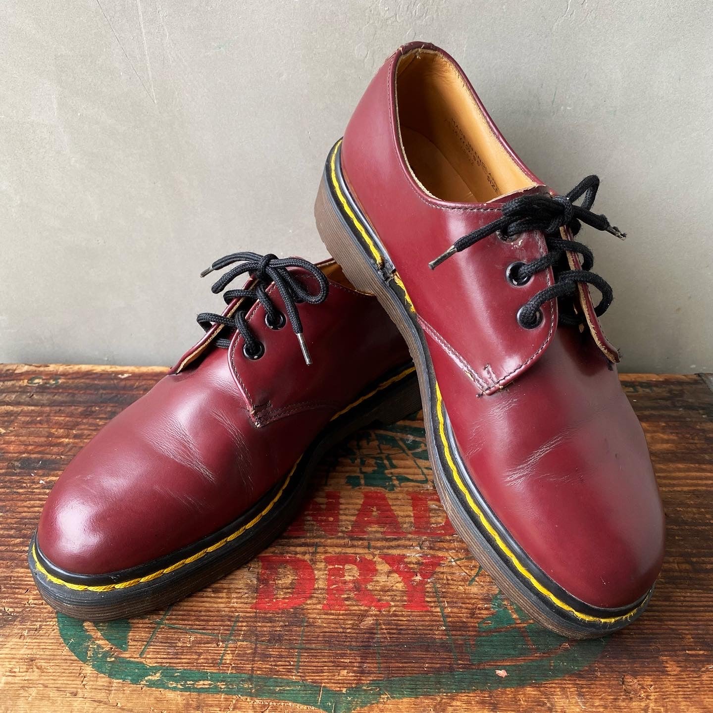 【England vintage】Dr.Martens 3hole shoes