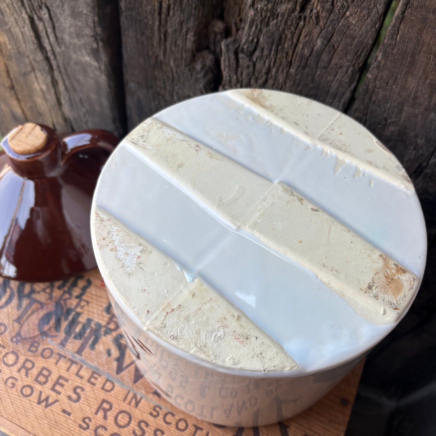 【1950s-1960s USA vintage】Cookie Moonshine Jug Cookie Jar