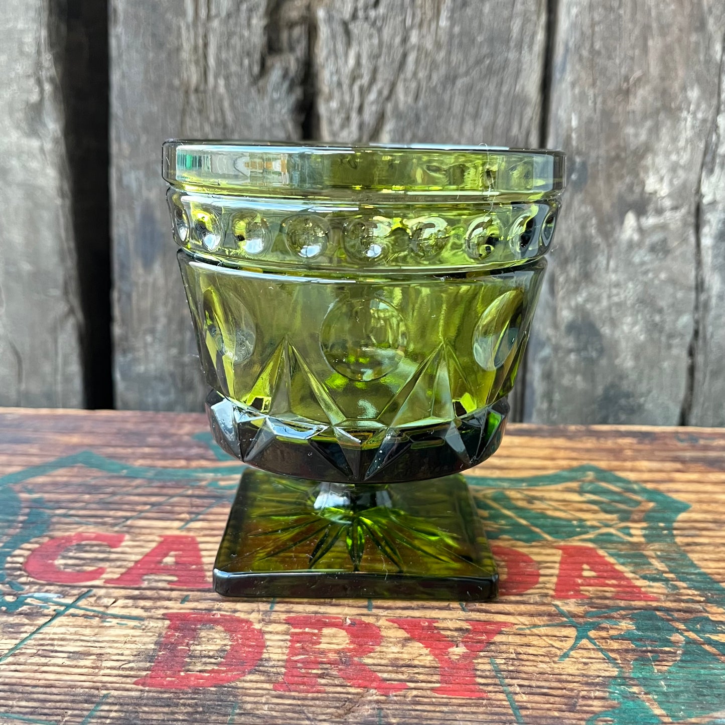 【USA vintage】Indiana Glass Park Lane Wine Glass