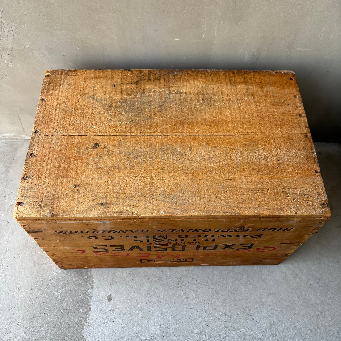 【1930s USA vintage】GOLD MEDAL DYNAMITE Wood Box