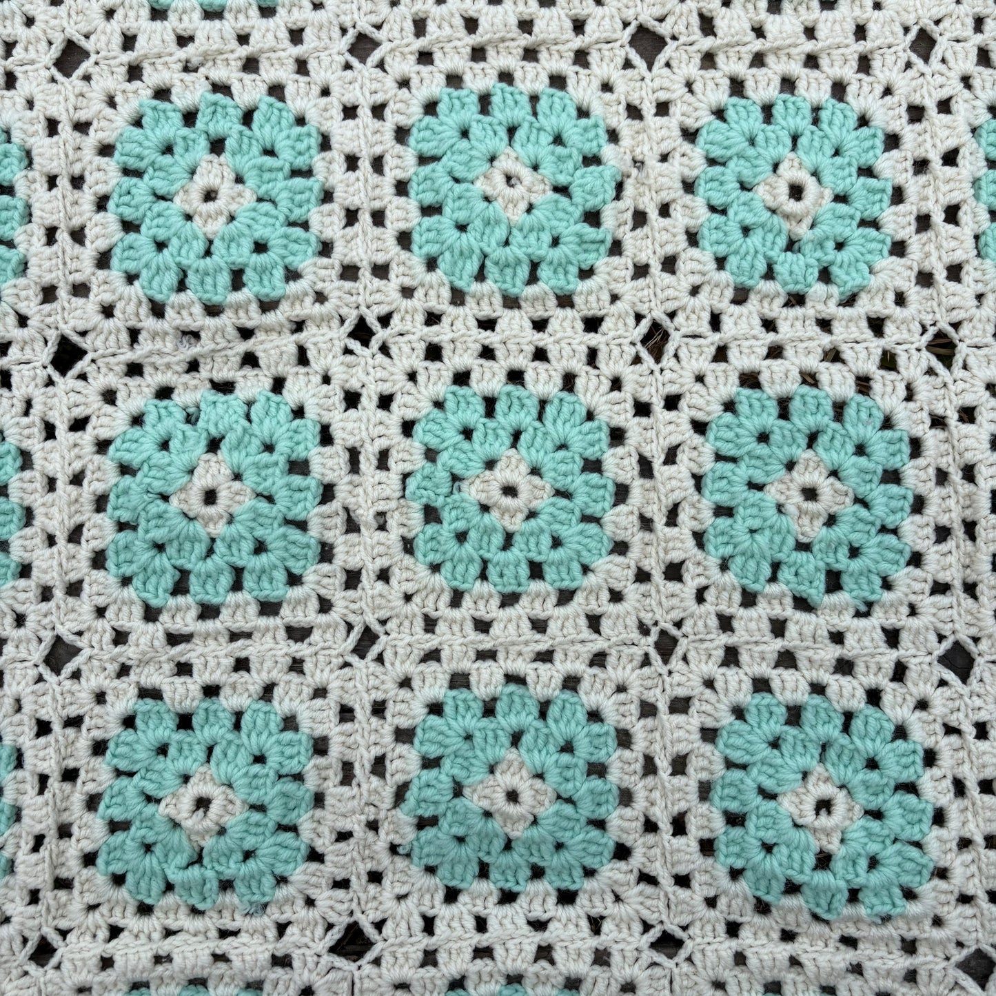 【USA vintage】Granny Square Blanket