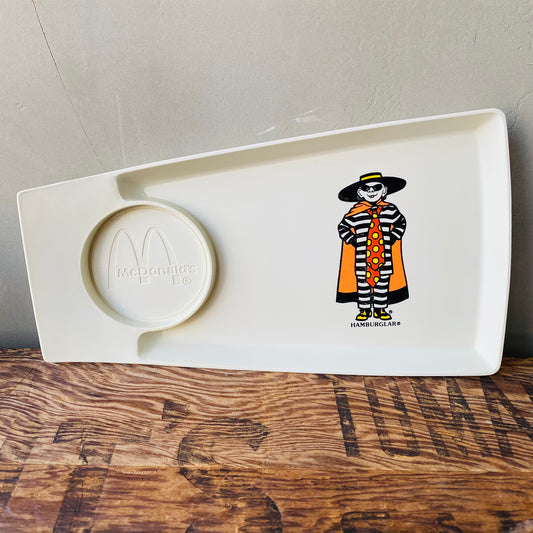 【70s vintage】McDonald Plastic Tray Hamburglar