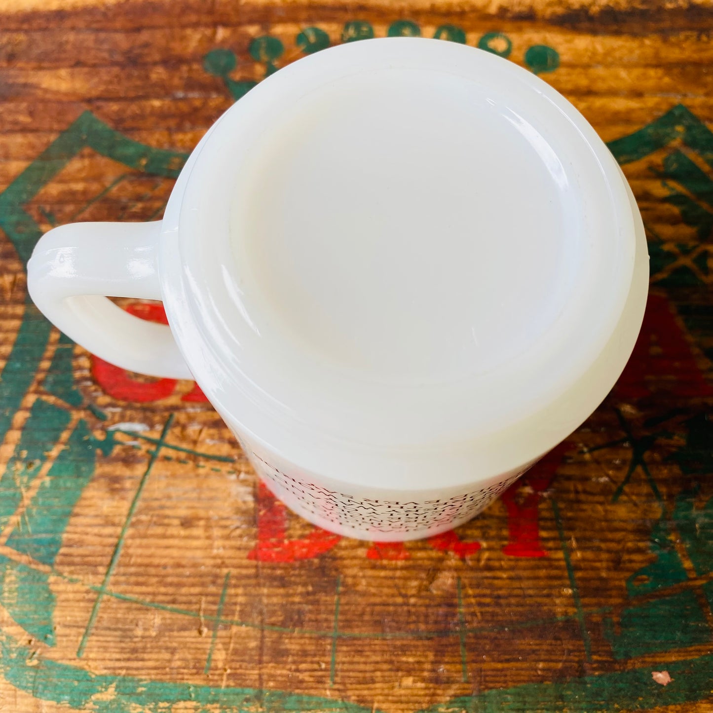 【USA vintage】Glas bake mug GRANDPA