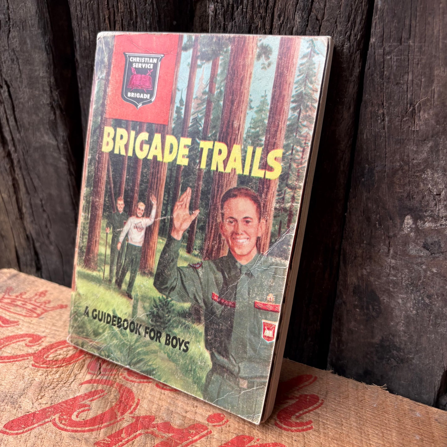 【1950s USA vintage】Christian Service Brigade BRIGADE TRAILS A Guidebook For Boys