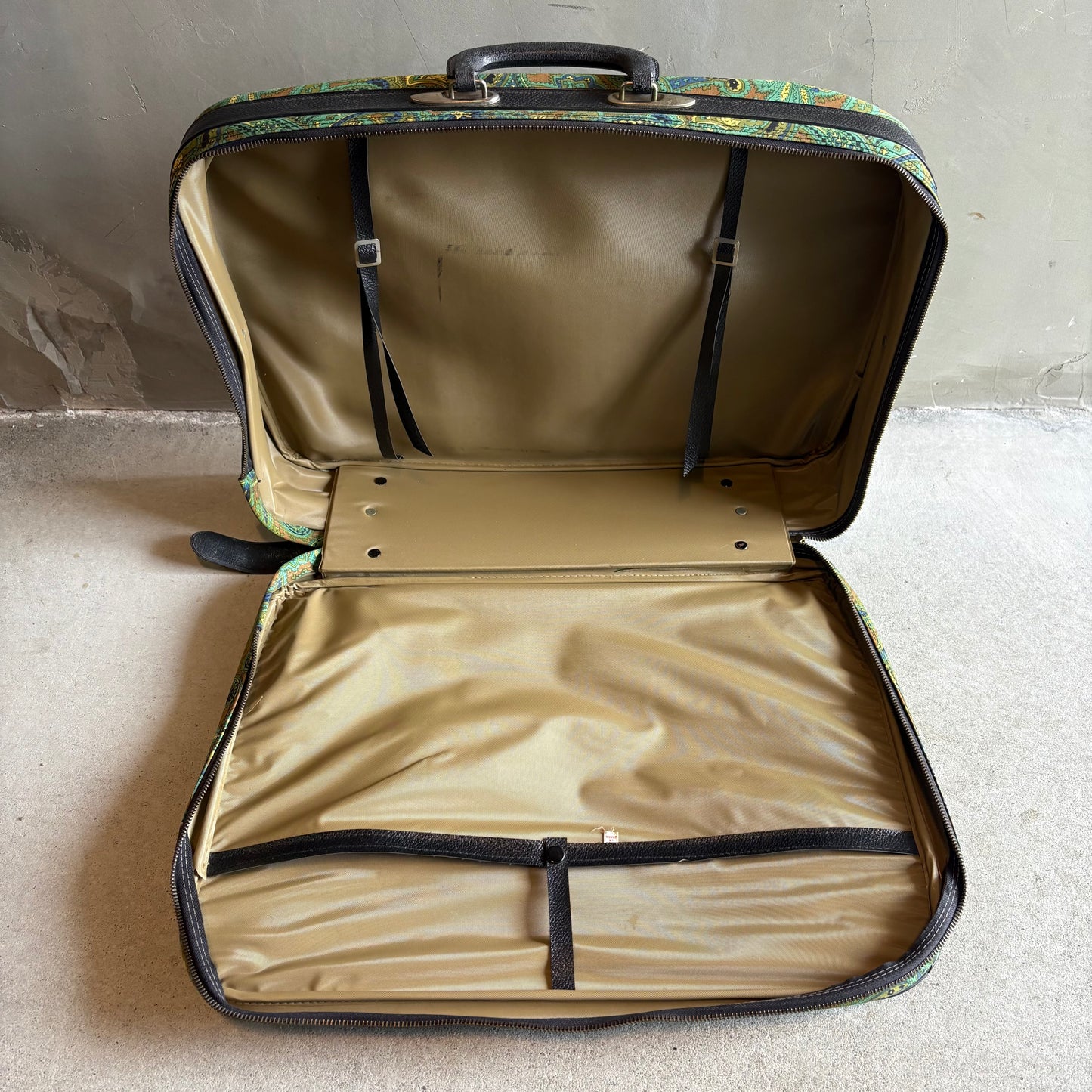 【1970s Japan vintage】Paisley Travel Bag
