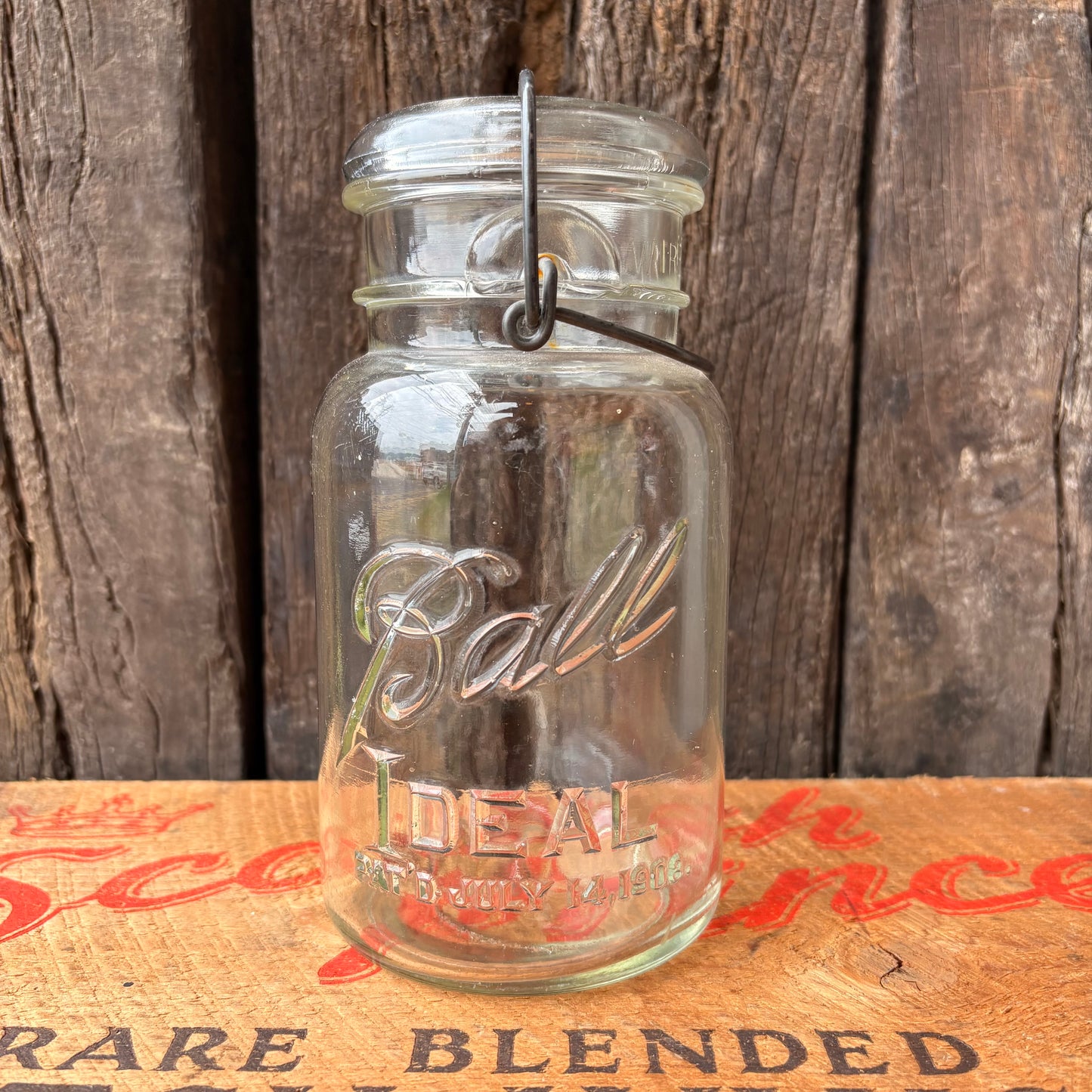 【1930s~ USA vintage】Ball glass jar