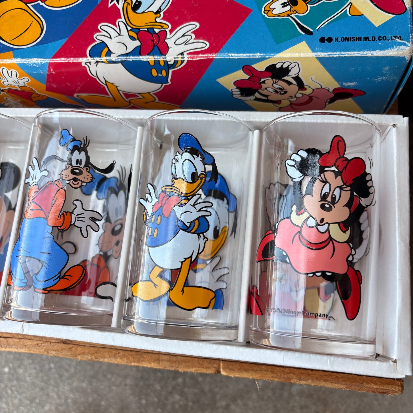 【1980s vintage】Disney Character GLASS SET