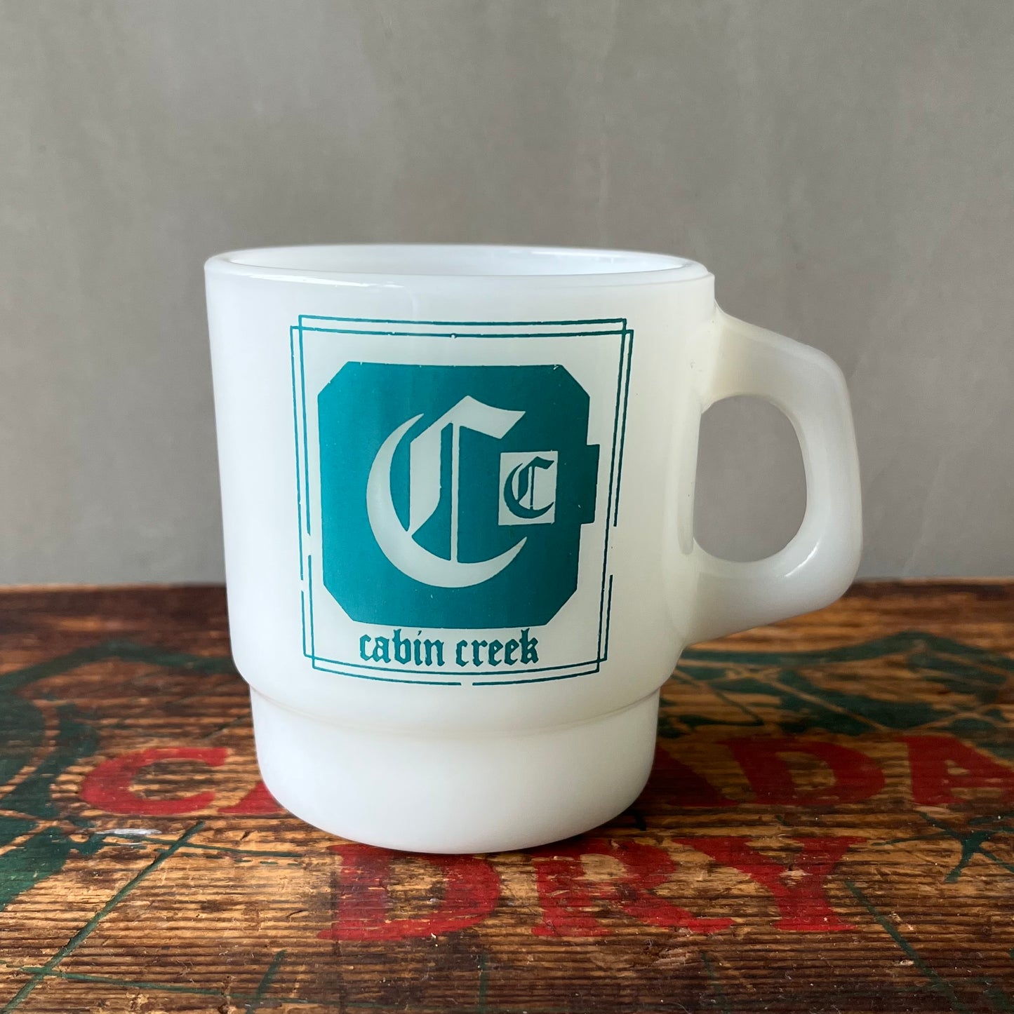 【USA vintage】Anchor Hocking cabin creek Mug