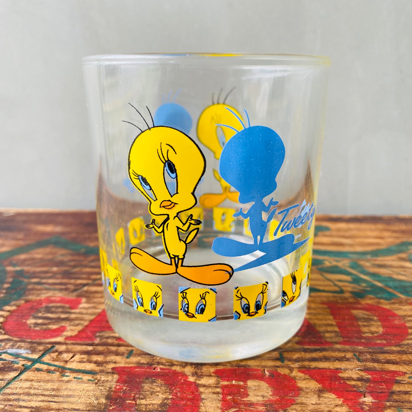 【vintage】LUKEY Tweety glass