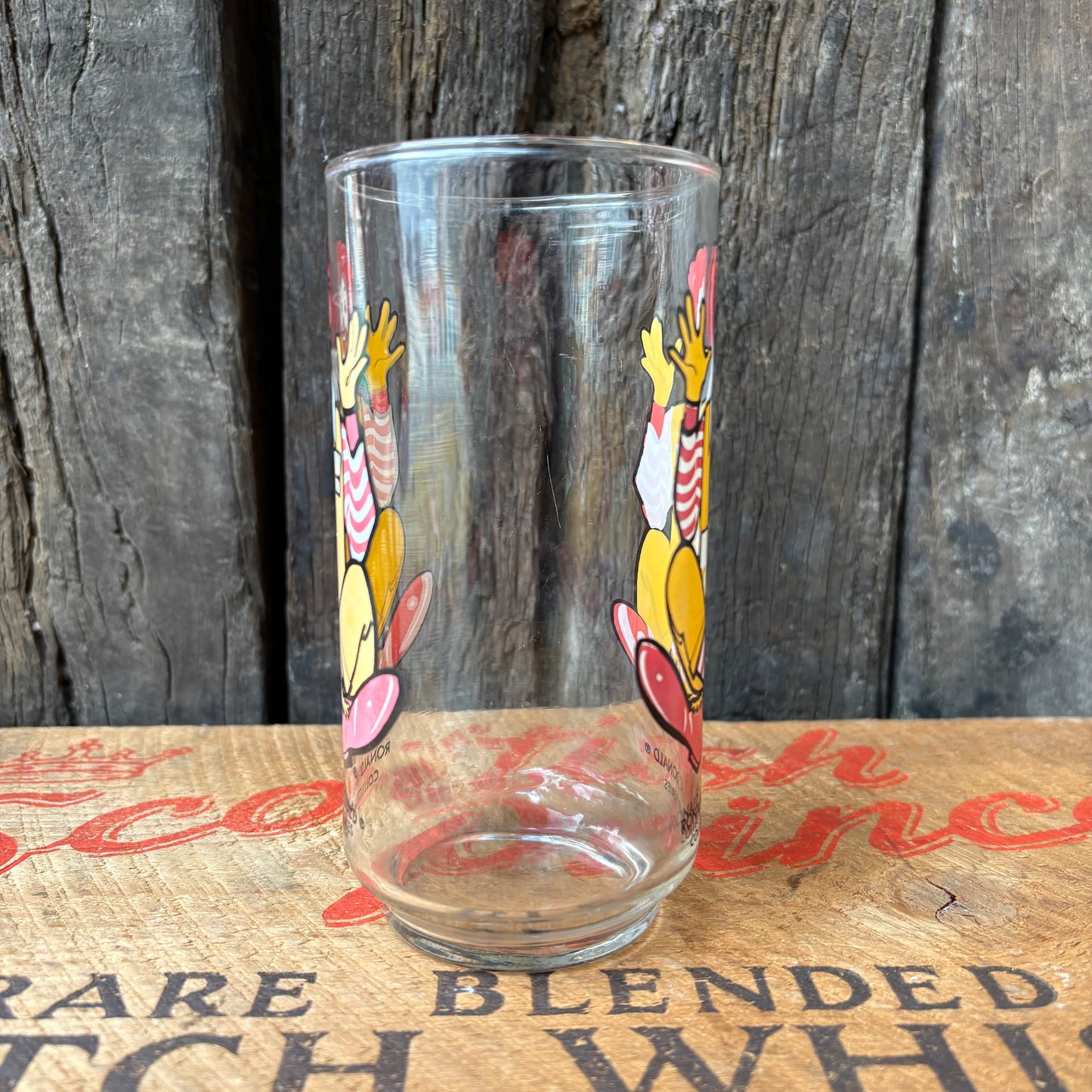 【1970s USA vintage】Ronald McDonald Glass