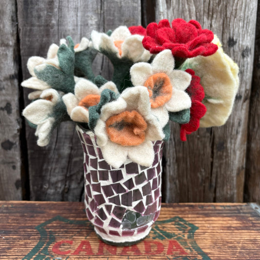 【USA vintage】flower objet