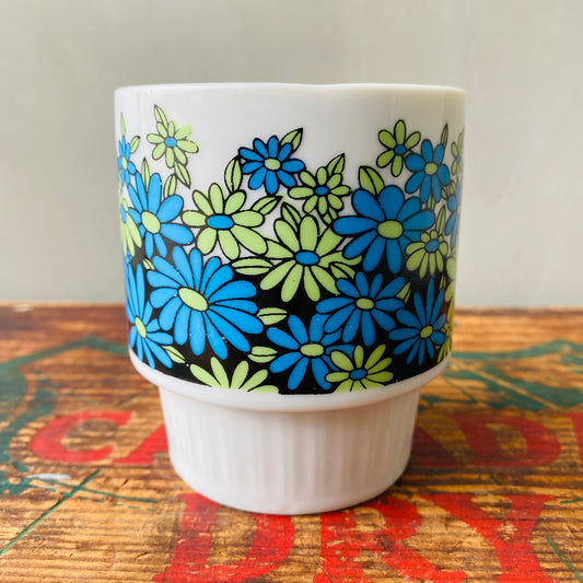【1970s vintage】JAPAN flower mug