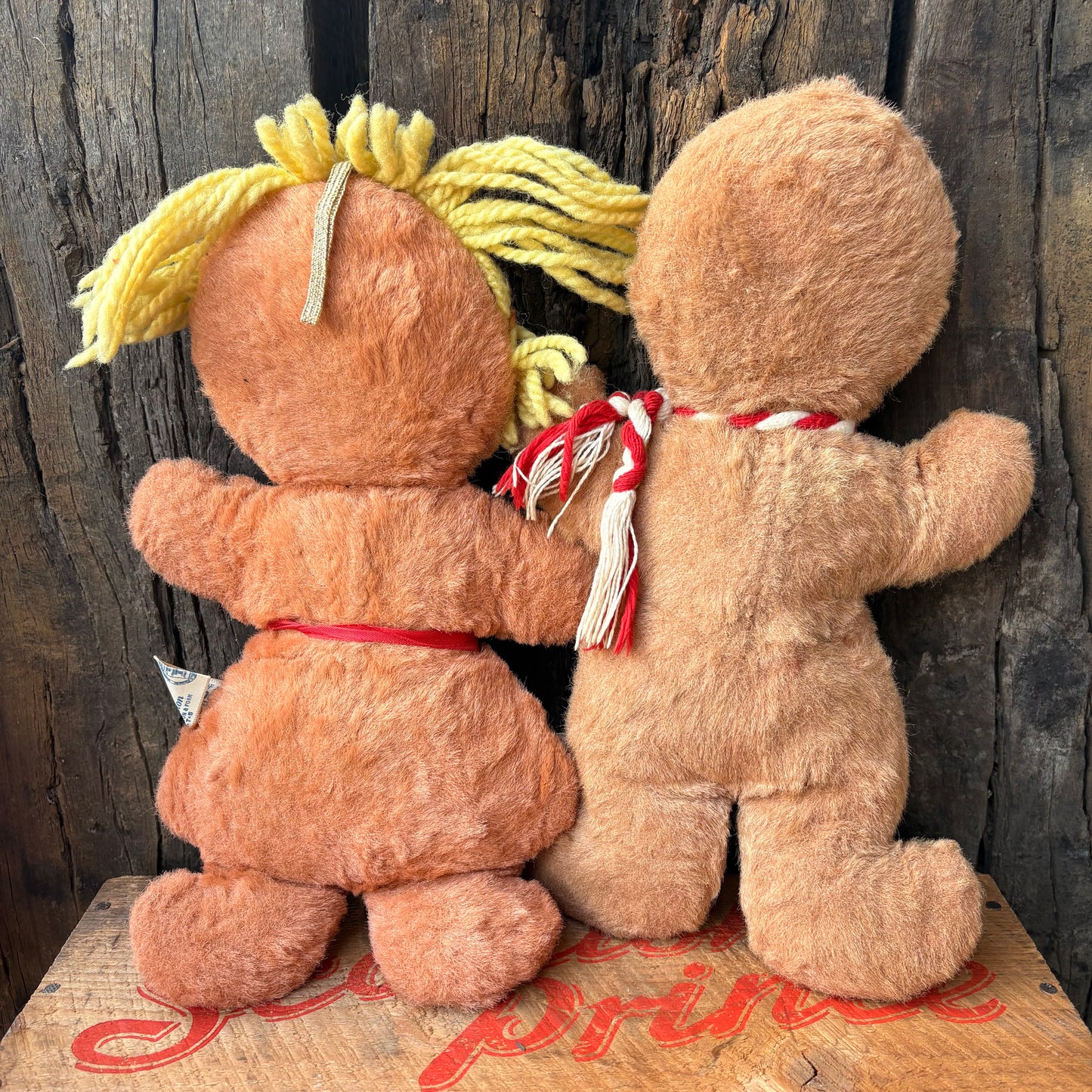 【1960s USA vintage】Knickerbocker Gingerbread Plush set