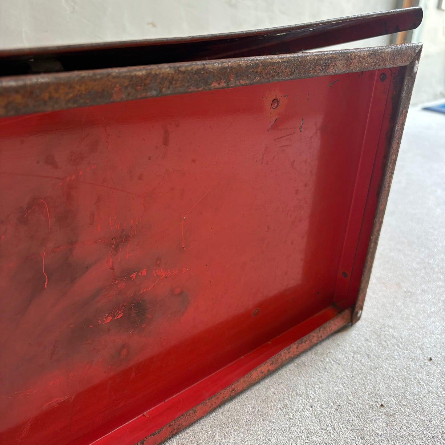 【1950s USA vintage】TECH Non-Abrasion Tire Repair Unit Cabinet