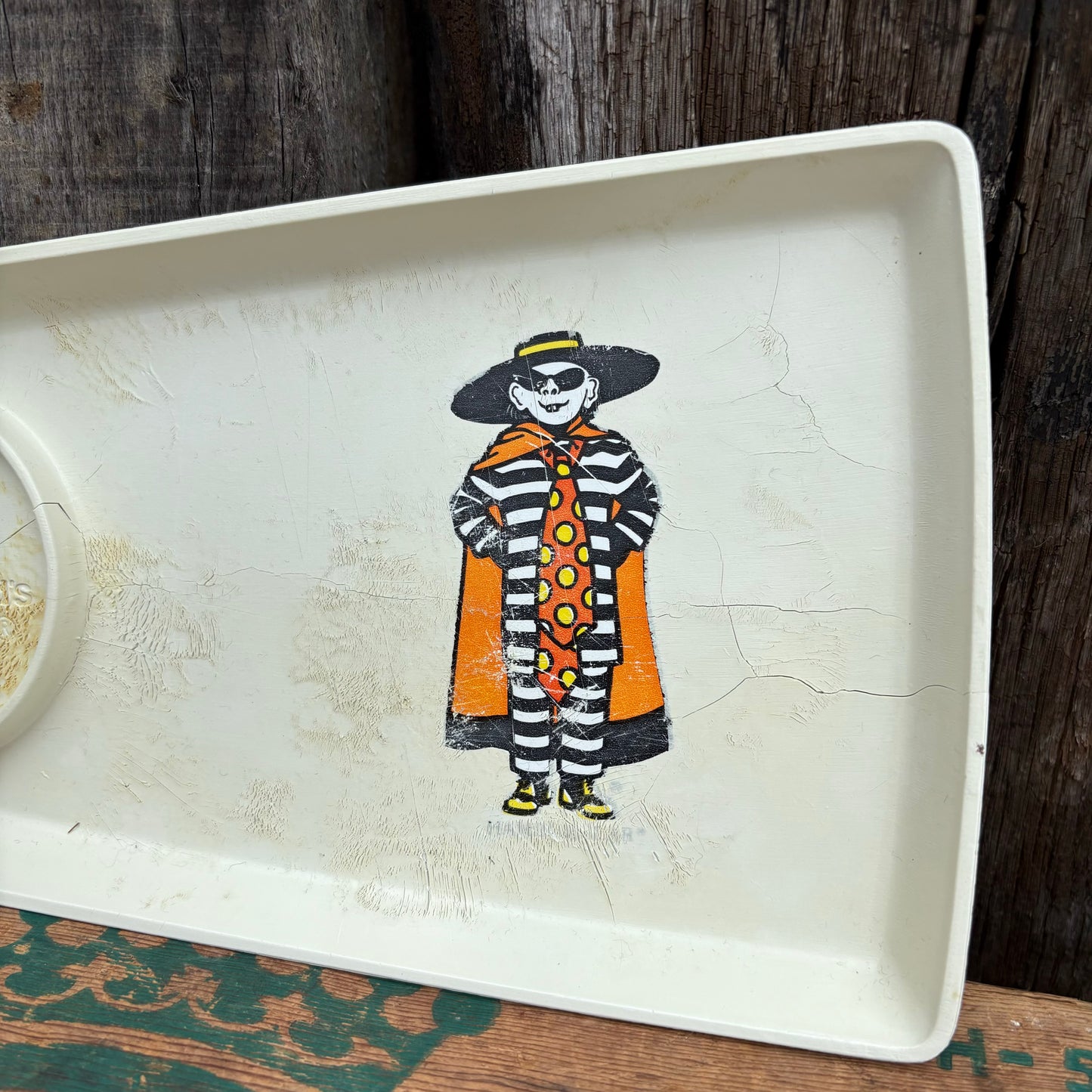 【1970s USA vintage】McDonald tray HAM-BURGLAR