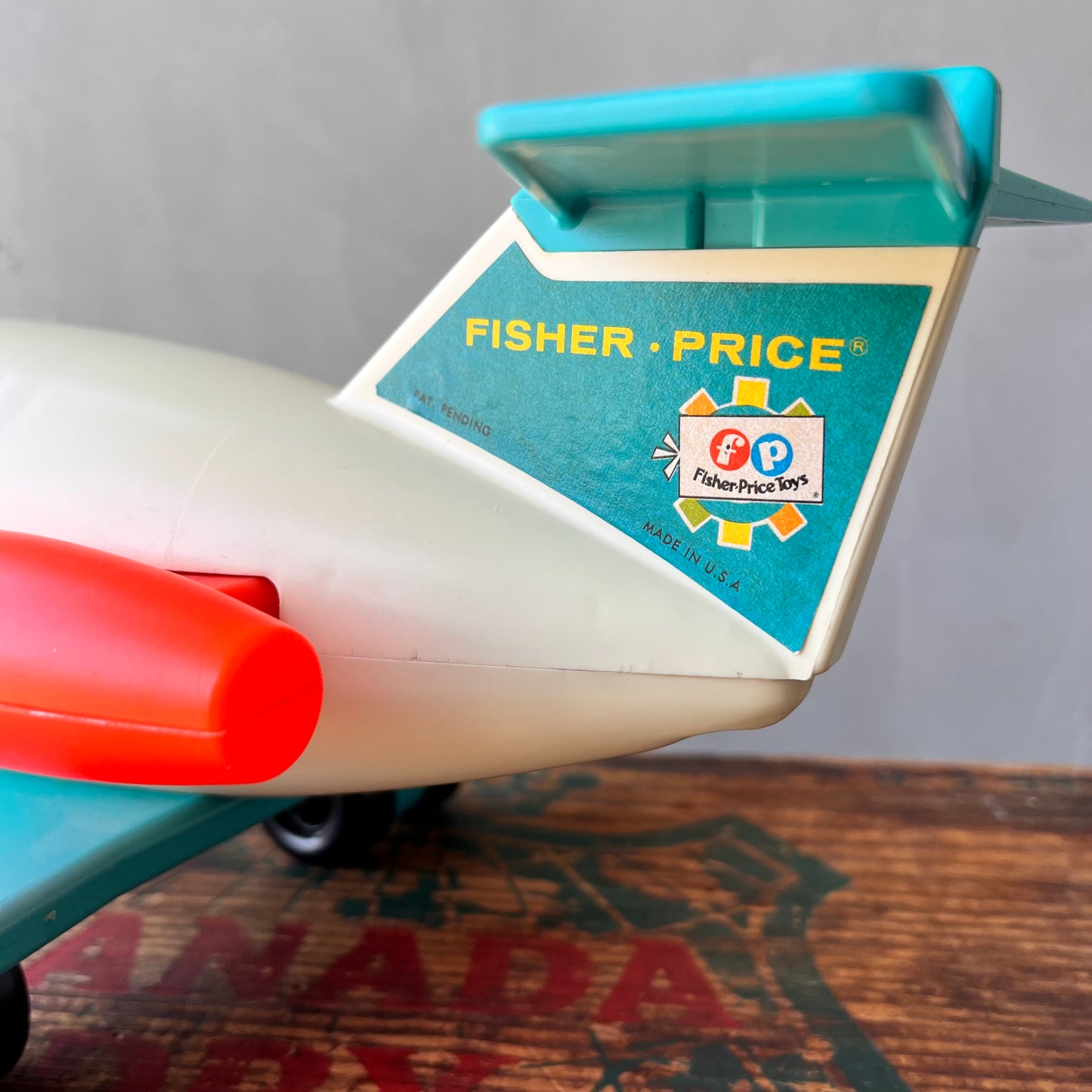 【1970s USA vintage】FISHER PRICE AIRPLANE TOY