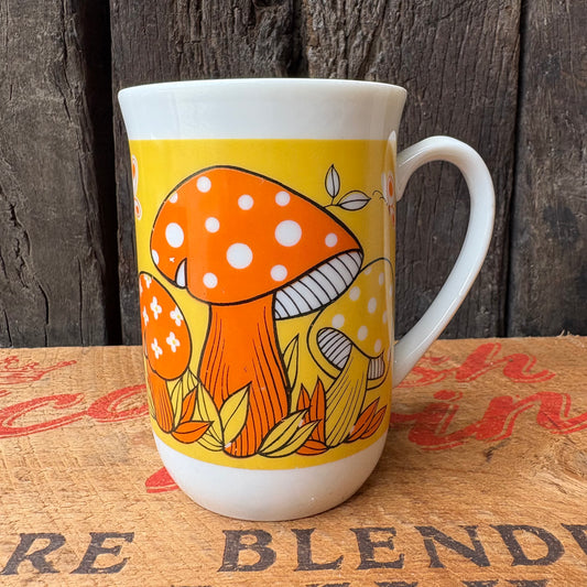 【1970s JAPAN】mushroom coffee mugcup