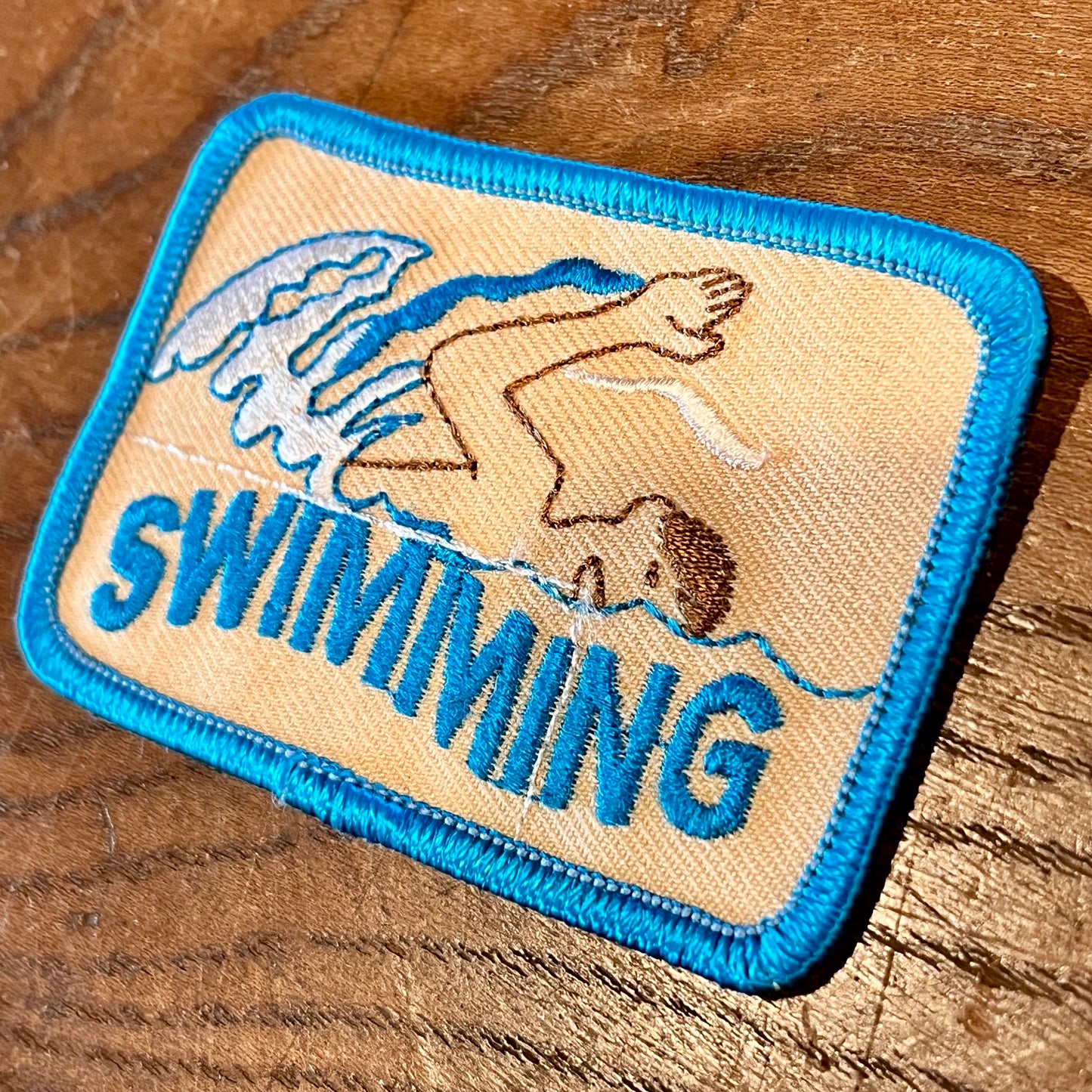 【USA vintage】ワッペン　SWIMMING