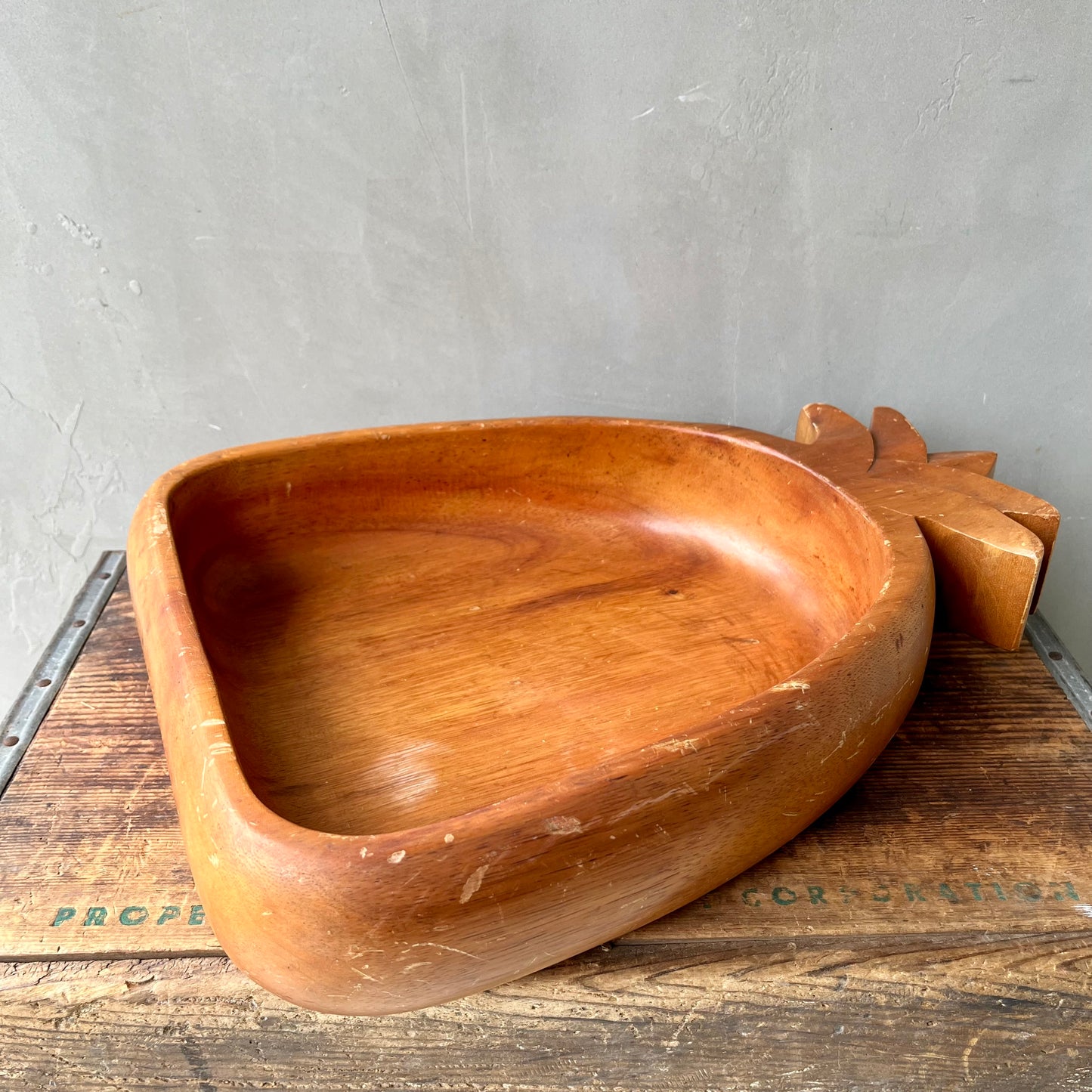 【USA vintage】Pineapple Wooden Tray