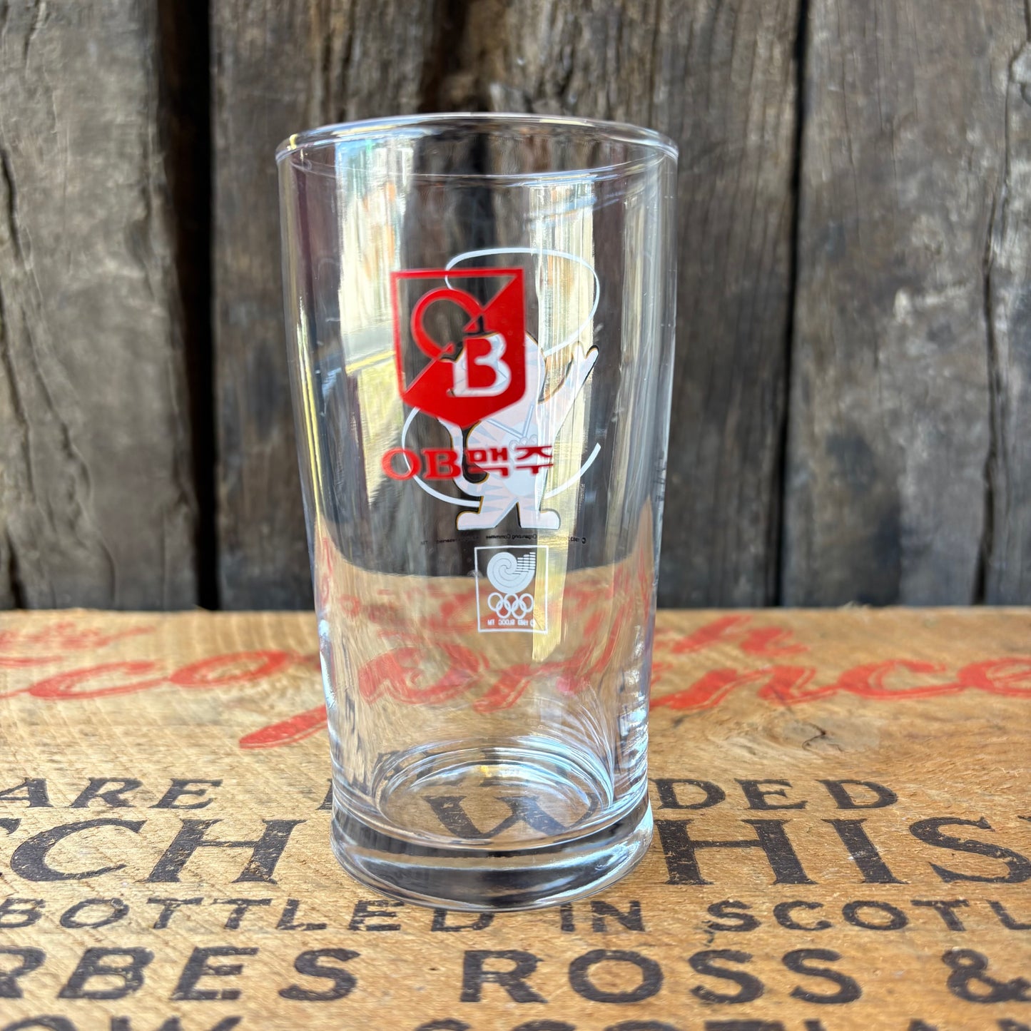 【1980s vintage】Seoul Olympic Hodori Glass